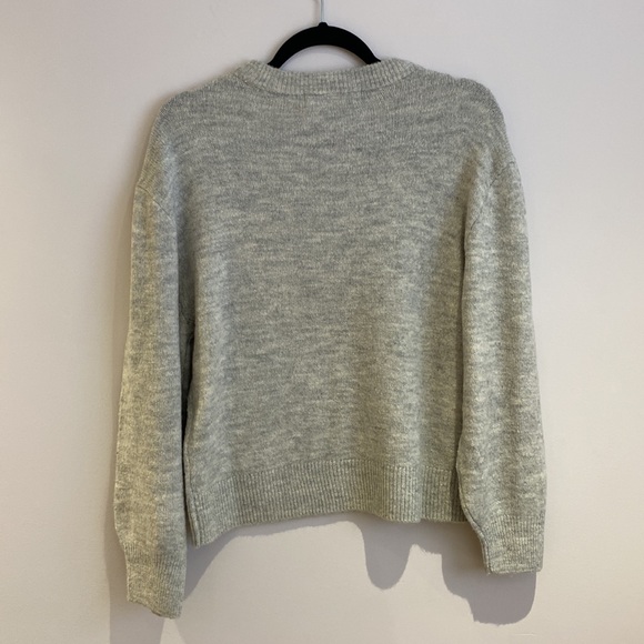 NWT Vero Moda Light Grey Riley Pullover - Picture 8 of 12
